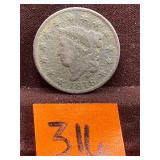 COIN:  1818 Braided Hair Liberty One Cent