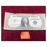 CURRENCY:  1935 E, One Dollar Silver Certificate