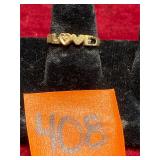 10 K Gold Ring, Size 6