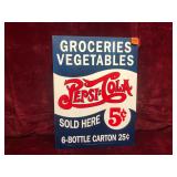Vintage Pepsi-Cola Sign