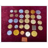 Various Vintage Tin Tokens/Medallions Etc