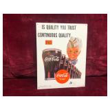 Vintage Metal Coca-Cola Sign