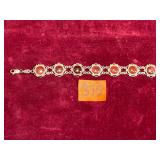 Silver, 925, Bracelet with Stones