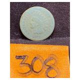 COIN:  1875 Indian Head Cent