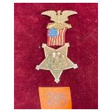 Antique Cival War G.A.R. Medal