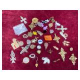 Various Costume Jewelry Pendants