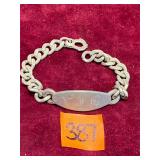 Nickel Silver ID Bracelet