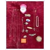 Sterling Silver Jewelry, Broaches and More