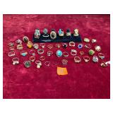 Various Costume Jewelry Rings