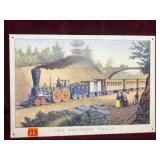 Metal Express Train Sign