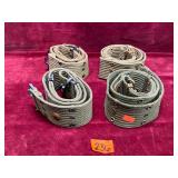 WWII style MIlitary Web Belts, 04 ea