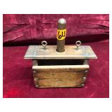 Antique Wooden Butter Press Mold