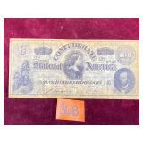 CURRENCY:  The Confederate States of America, $100