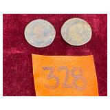 COIN:  Colonial Mexican Coins, Possibly Silver...