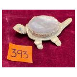 Antique Victorian Turtle Pin Cushion