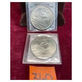 COIN:  1991 Dessert Storm $5 Coin, 02 ea