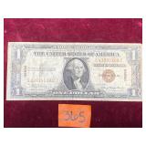 CURRENCY:  1935 A Hawaii Silver Certificate,...