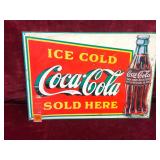 Vintage Metal Coca-Cola Sign