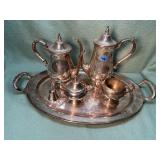 WM ROGERS vintage tea set