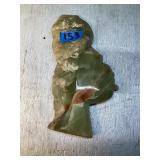 Abstract carved stone artwork