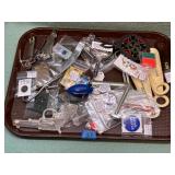 Lot of small advertising items