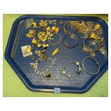 Assorted costume jewelry