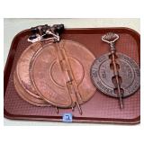 Vintage Cast Iron Stove Pipe Dampers