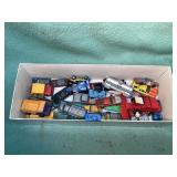 Lot of small vintage toy cars