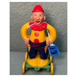 ROSEN Clown on Wheels w/ Holsters Toy