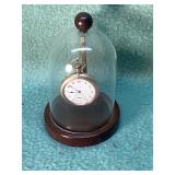 Vintage Pocket Watch in glass dome display