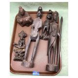 Vintage tribal carvings/figures