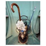 Vintage umbrella holder