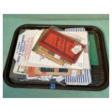 Old paperwork and packaging