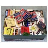 Vintage advertising matchbooks