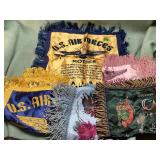 Vintage Military WWII Silk Pillowcases