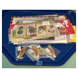 Lot of old paper advertising