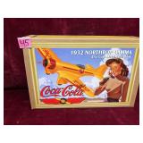 Coca-Cola Die Cast Plane Replica