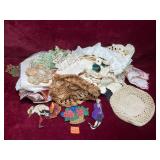 Vintage Embroidered Doilies and more