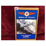 Texaco Die Cast Plane Replica