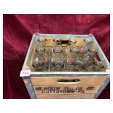 Vintage Milk Crate w/ Bottles