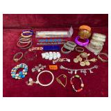 Various Costume Jewelry, Bracelets