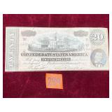 CURRNECY:  1864, Richmond $20 #88364