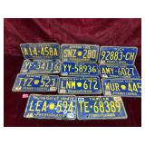 Lot of Vintage PA License Plates