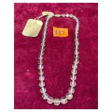 Vintage Art Nouveau Apsara Beaded Necklace