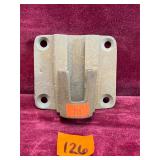 Vintage railroad lantern bracket