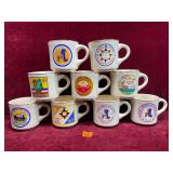 Lot of Various Vintage Boy Scout Mugs