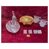 Vintage Cut Glass Kitchenware