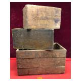 Vintage Wooden Shipping Crates