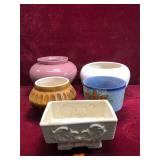 Various Vintage Porcelain Planters