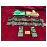 Lot of Toy Military Vehicals